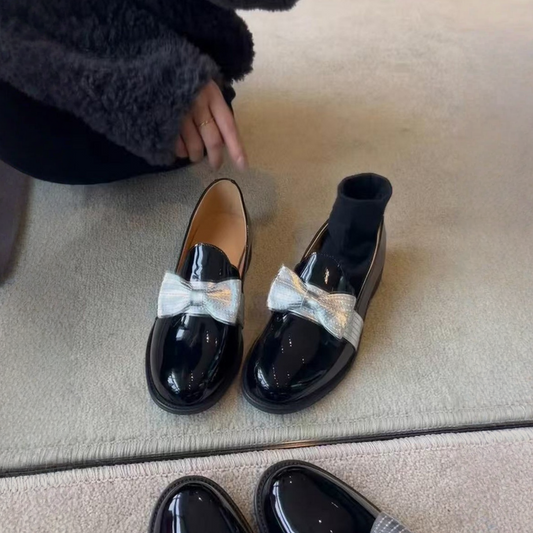 【シューズ】太ヒール ローファー パンプス 【JZシリーズ】