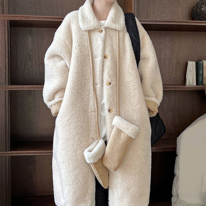 【アウター】春 秋 冬 ボア 手袋付き ムートン風 テーラードカラー コート 【JZシリーズ】