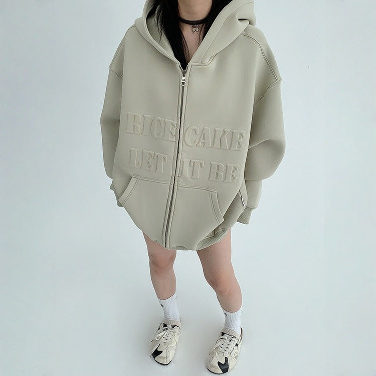 【アウター】春 秋 冬 リラックス感 3Dエンボス フード付き ジャケット 【FCシリーズ】