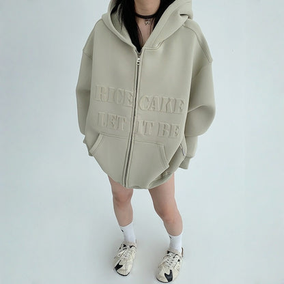 【アウター】春 秋 冬 リラックス感 3Dエンボス フード付き ジャケット 【FCシリーズ】