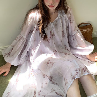 【ワンピース】春 秋 Aライン  カジュアル エレガント キュート 長袖 ワンピース 【SHシリーズ】