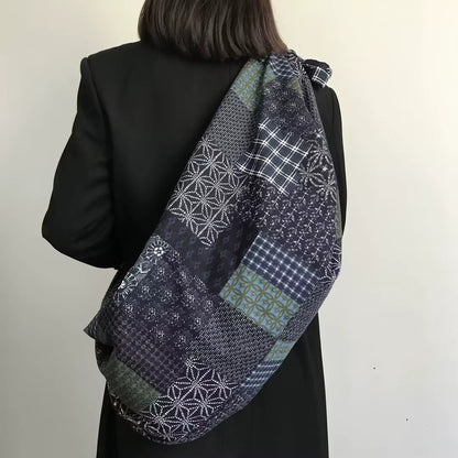 【バッグ】春 秋 夏 カラフル チェック柄 多機能 ショルダーバッグ【SHシリーズ】