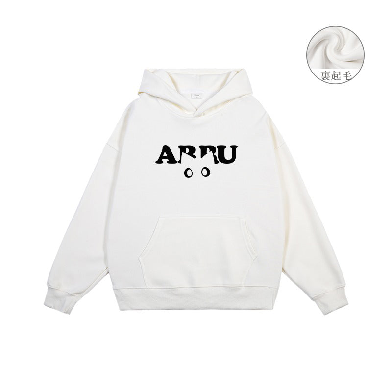 全7色【トップス】👀猫プリント キャットアイ パーカー 秋冬 ユニセックス ペア着用OK ストリート【FCシリーズ】