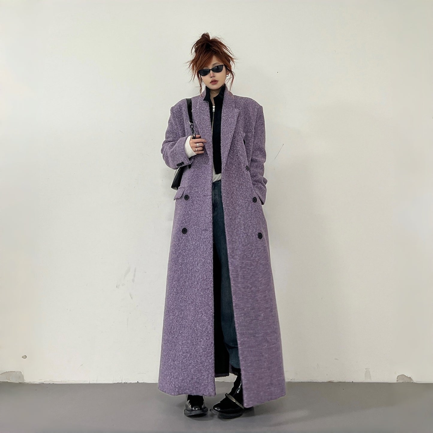 【アウター】韓国風 気質よい 新作 ダブルブレスト 高級感 秋冬 コート【FCシリーズ】