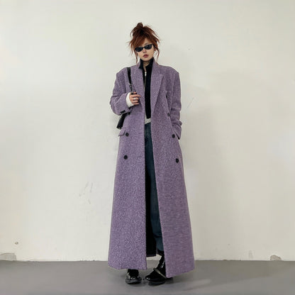 【アウター】韓国風 気質よい 新作 ダブルブレスト 高級感 秋冬 コート【FCシリーズ】