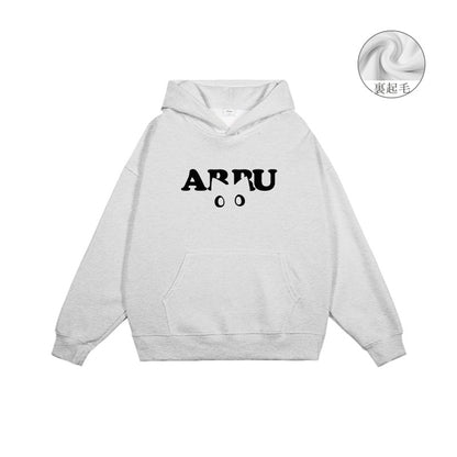 全7色【トップス】👀猫プリント キャットアイ パーカー 秋冬 ユニセックス ペア着用OK ストリート【FCシリーズ】