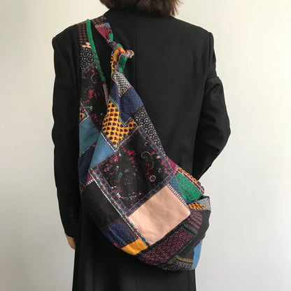 【バッグ】春 秋 夏 カラフル チェック柄 多機能 ショルダーバッグ【SHシリーズ】