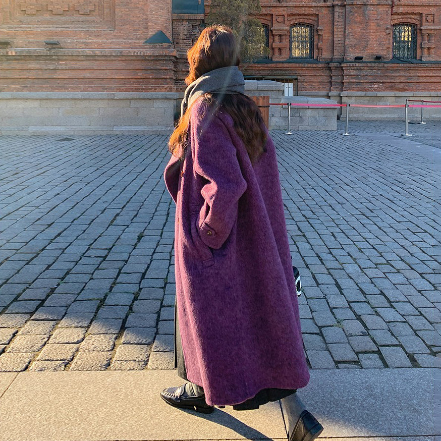 【アウター】上質感◎ ダブルフェイスウールコート レディース 秋冬 ロング丈 韓国風【JZシリーズ】