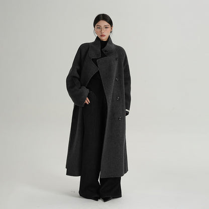 【アウター】高級感 気質よい スタンドネック ウール コート【JZシリーズ】