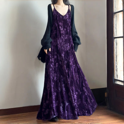 【ワンピース】気質よい 高品質 Vネック ストラップドレス【SHシリーズ】