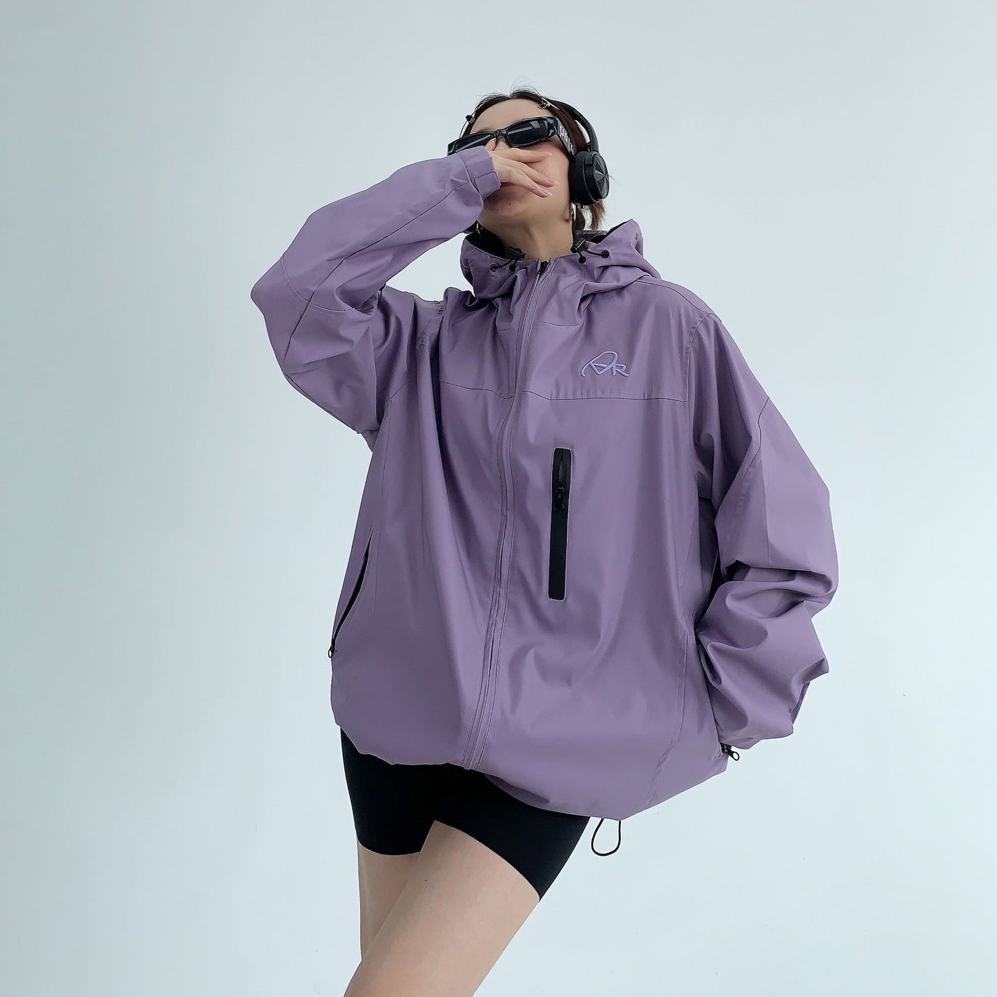 [外套] 美式春秋高級薄款寬鬆刺繡連帽外套【FC系列】