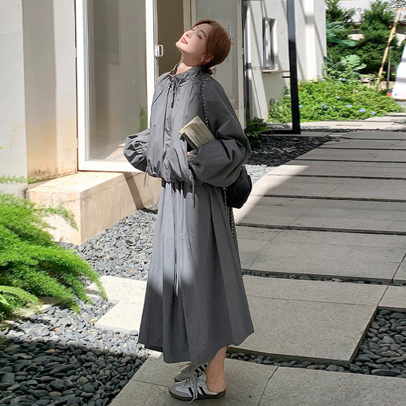 2点セット！【セットアップ】超可愛い 韓国風 ワークスタイル