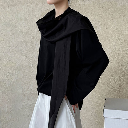 【トップス】秋 韓国風 ブラウス 着回し力抜群 ゆったり シルエットシャツ【SNシリーズ】