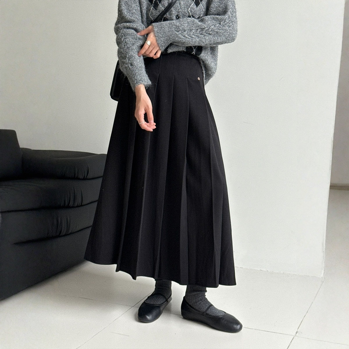 【ボトムス】ハーフゴム ハーフゴム 春 秋 冬 プリーツ スカート 【JZシリーズ】