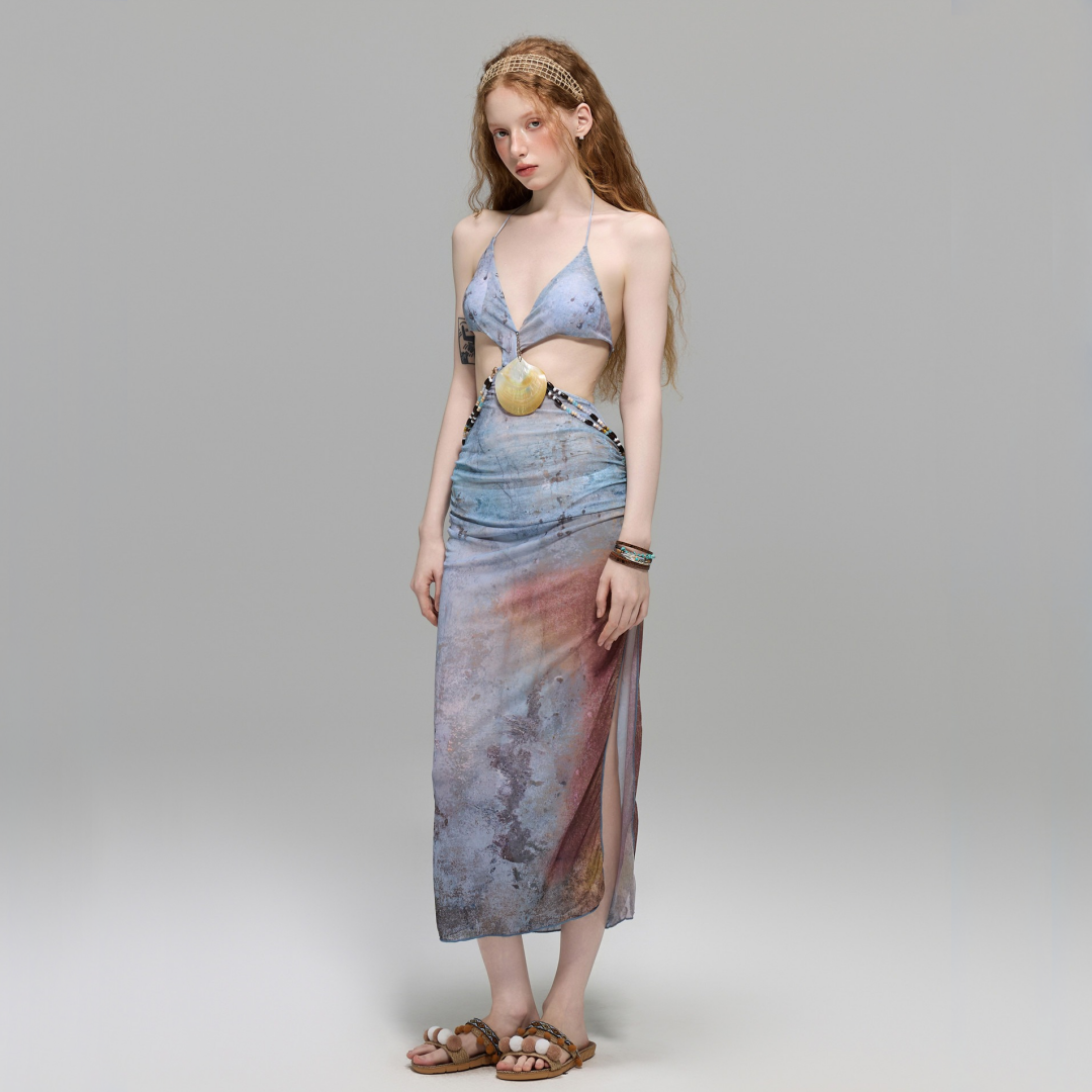 【グッズ】夏 ビーチ・リゾート 温泉でもOK ビキニトップ＋ショーツ＋スカート 3点セット水着 【SHシリーズ】