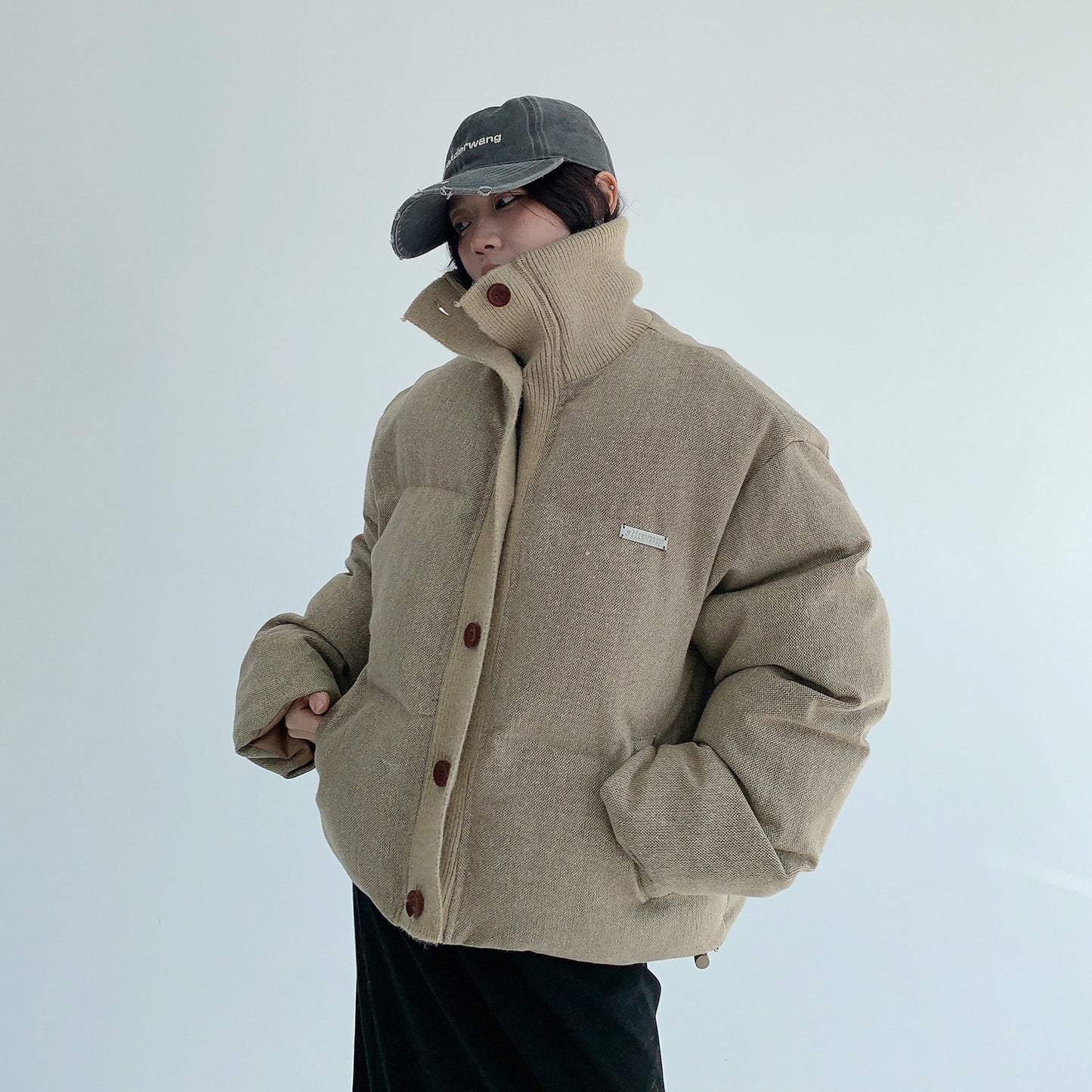 【アウター】防寒もおしゃれも叶う✨ショート丈中綿ジャケット レディース レトロデザイン 綿入れコート【FCシリーズ】