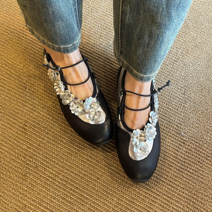 【シューズ】バレエ風 メリージェーン パンプス 【JZシリーズ】