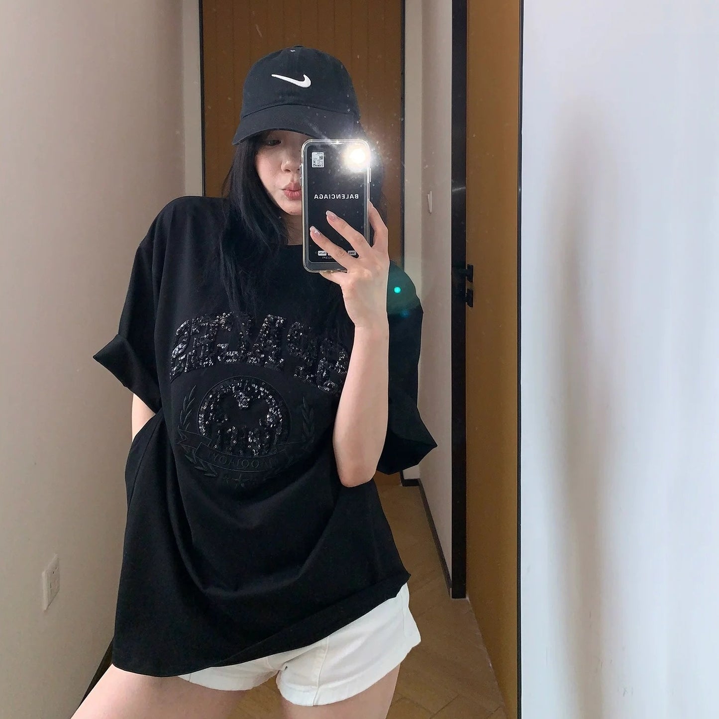 【トップス】夏 アメリカンテイスト ワッペン刺繍 コットン 半袖 Ｔシャツ 【FCシリーズ】