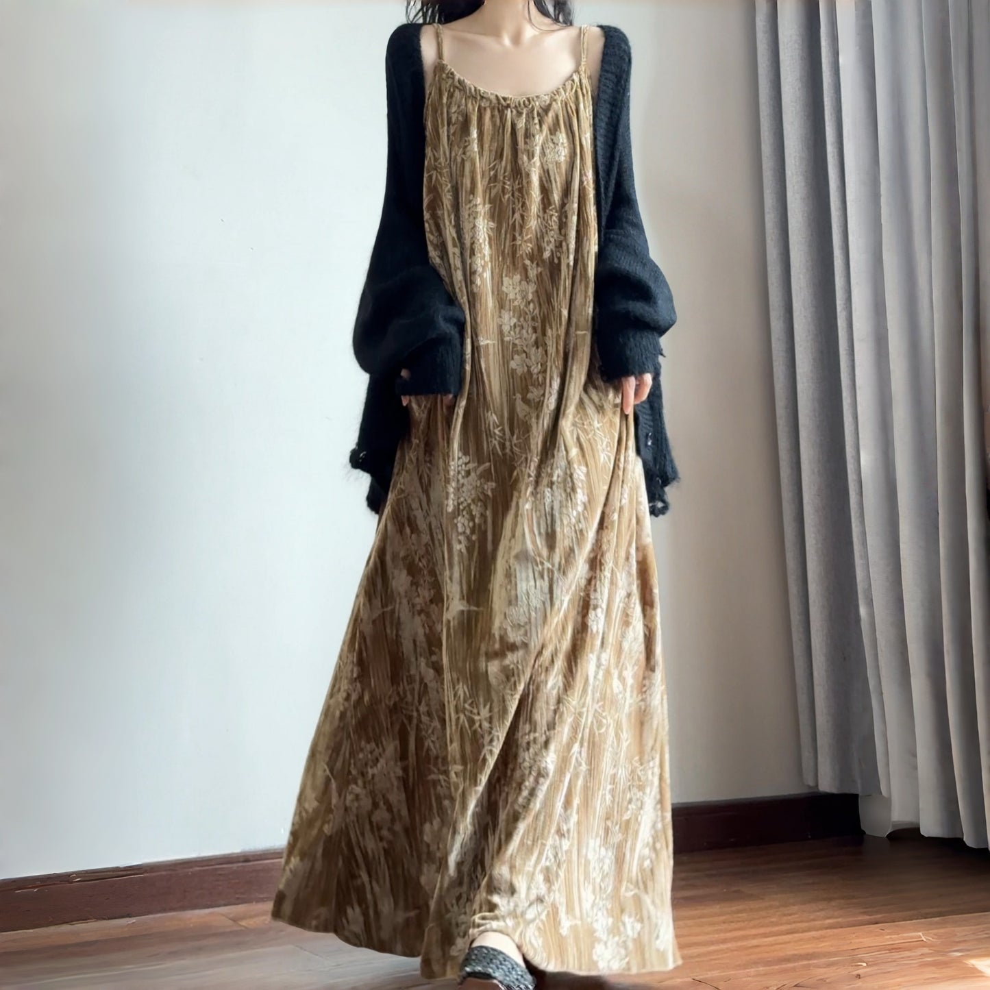 【ワンピース】目立つ セレブ気質 合わせやすい 高品質 ストラップドレス【SHシリーズ】