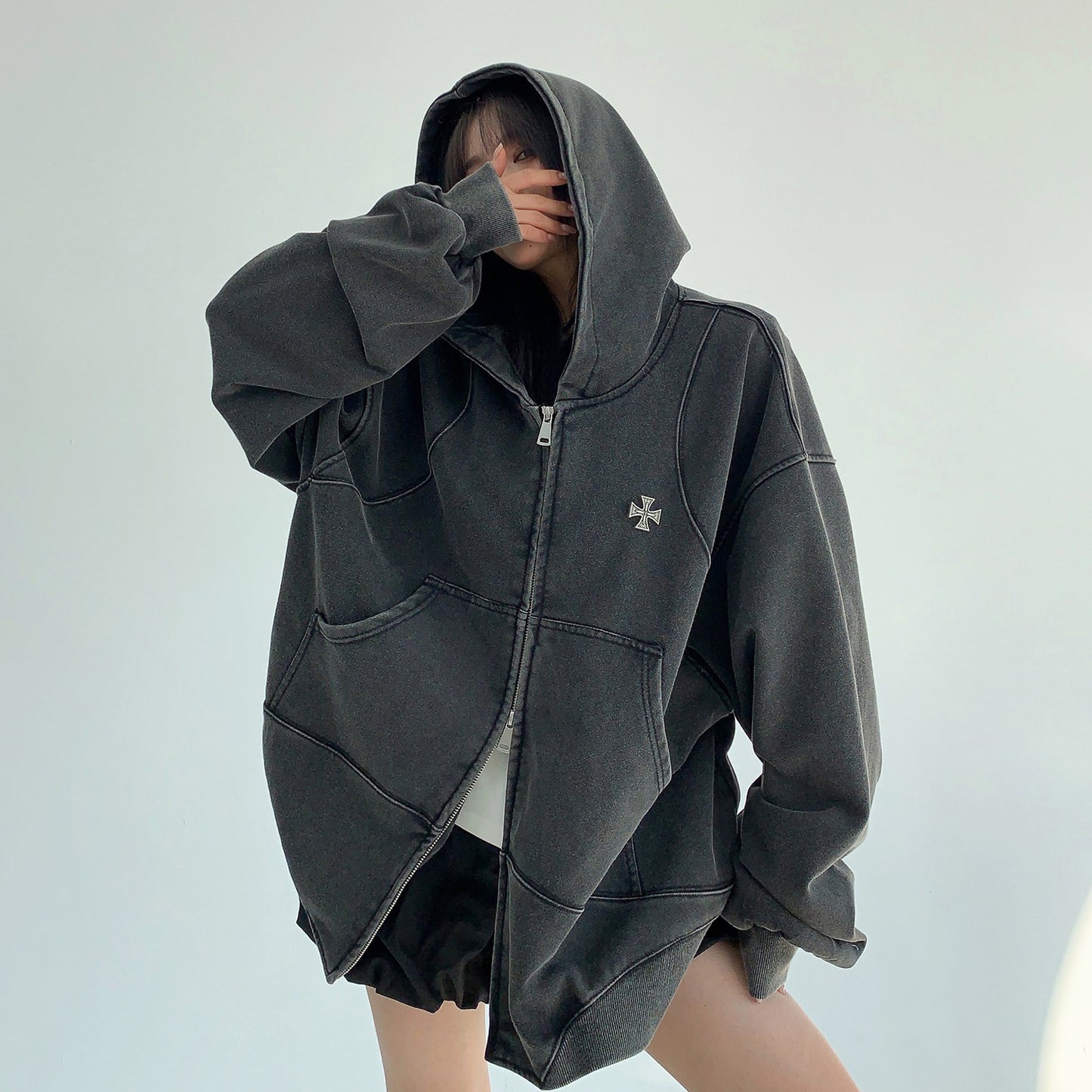 [外套] 美式春秋復古連帽外套 [FC系列]