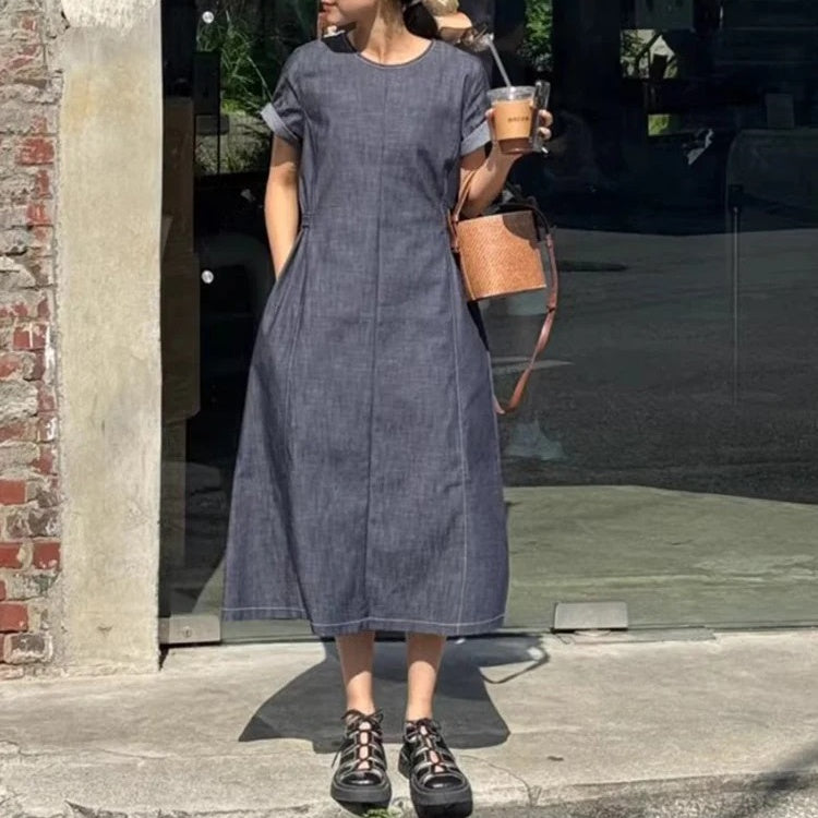 【ワンピース】夏 エレガント レトロ 半袖 ワンピース