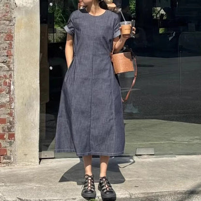 【ワンピース】夏 エレガント レトロ 半袖 ワンピース