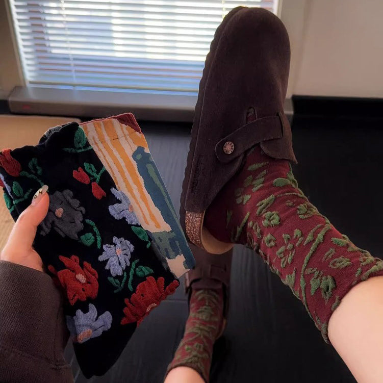 【グッズ】夏にぴったりのカラーリング！季節感たっぷり レトロな靴下 ♡【SHシリーズ】