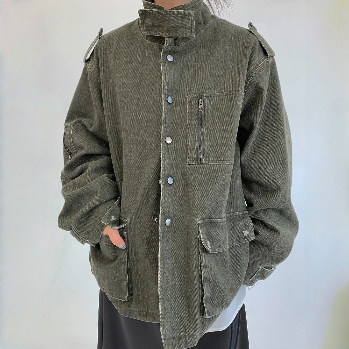 【アウター】春 秋 冬 バーンスタイル ヴィンテージ加工 ワーク ジャケット 【FCシリーズ】