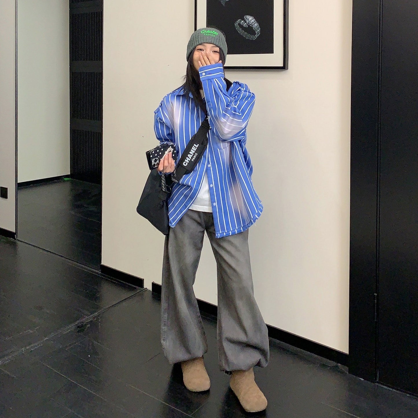 【アウター】ヴィンテージ加工 ストライプ ジャケット アウター 【FCシリーズ】