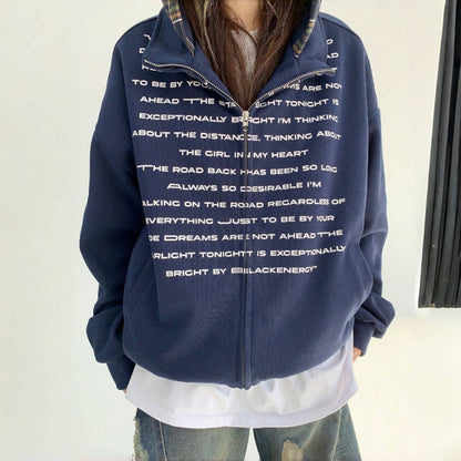 [外套] 春秋印花短連帽外套 [FC系列]