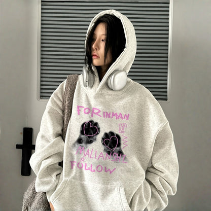 【トップス】アメリカンスタイル レトロ フード付き 合わせやすい パーカー【FCシリーズ】