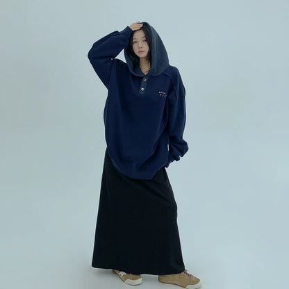 【トップス】ヘビーウェイト 春 秋 冬 厚手 切り替え フード付き パーカー 【FCシリーズ】