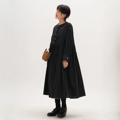 【ワンピース】春 秋 冬 クルーネック 長袖  ワンピース 【JZシリーズ】