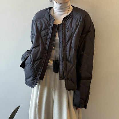 【アウター】90％ホワイトダックダウン ダウンコート レディース 冬 防寒 ゆったり【JZシリーズ】