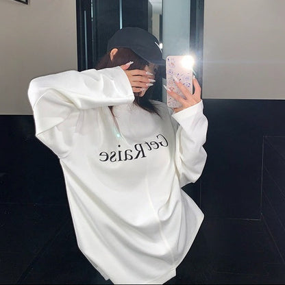 【トップス】アルファベット 抜け感のある 長袖 Ｔシャツ 【FCシリーズ】