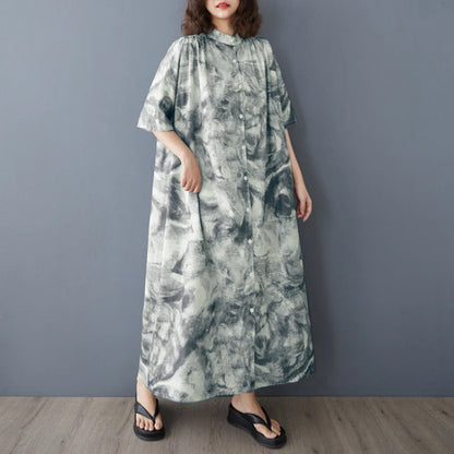 期間限定⭐️60%OFF【ワンピース】ゆったり ショールカラー ロングシャツドレス ボタンディテール 体型カバー 大きいサイズ レディース 半袖ワンピース
【SHシリーズ】