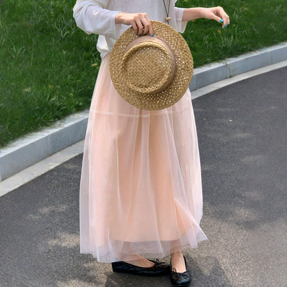 【ボトムス】バレエソング フェミニンでやさしい雰囲気 シアースカート 【JZシリーズ】