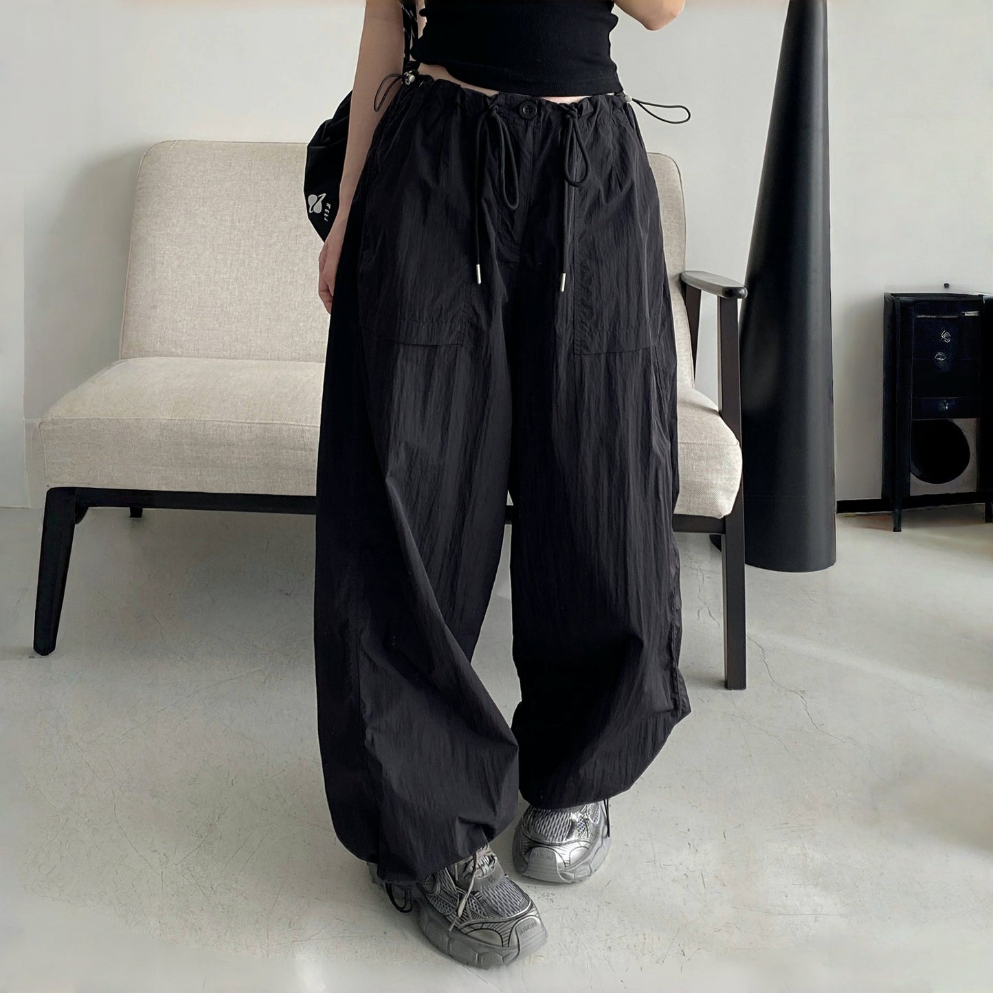 【ボトムス】夏 春 秋アウトドア対応  パラシュートパンツ  カーゴパンツ 【FCシリーズ】