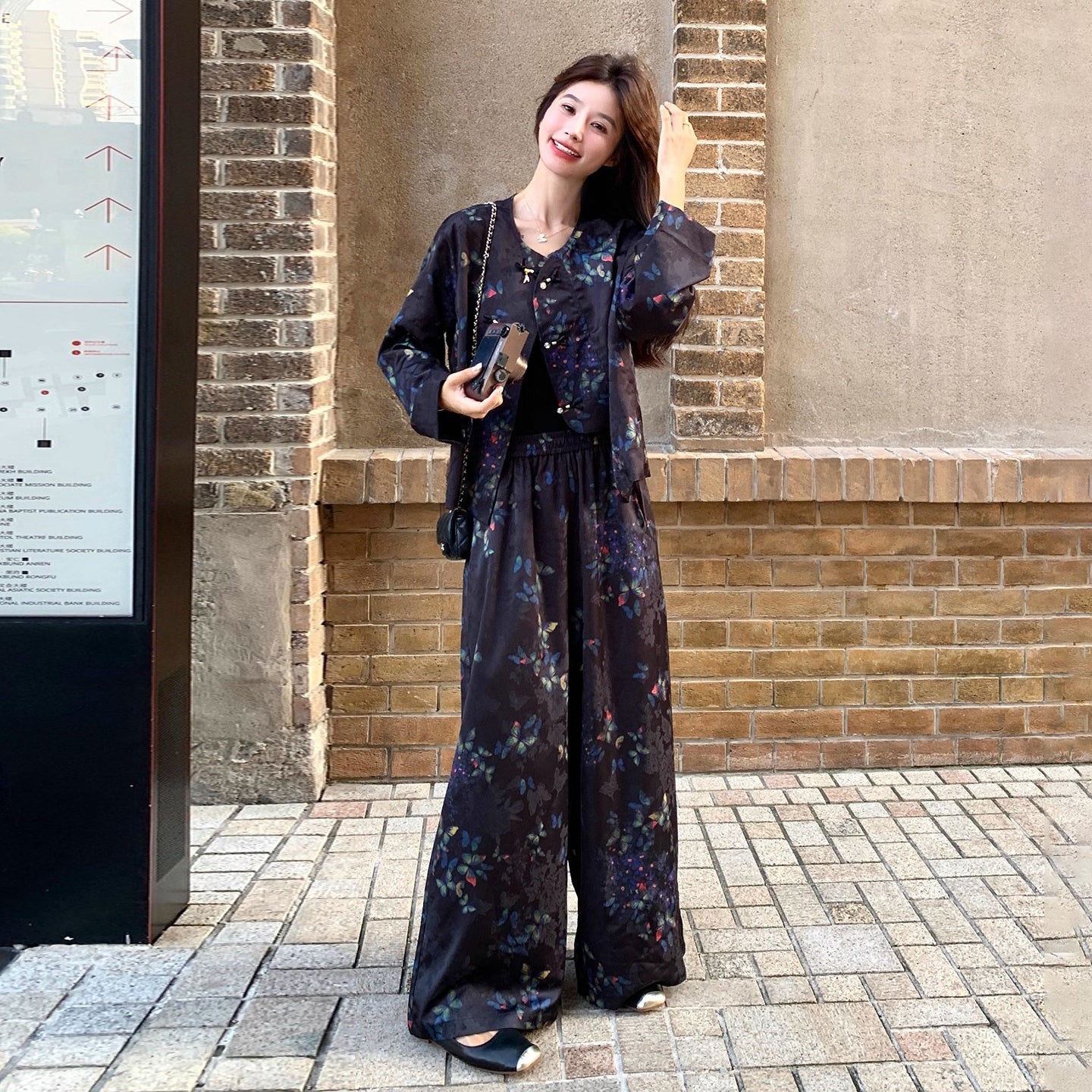 2点セット！【セットアップ】レトロ 中国風セット レディース