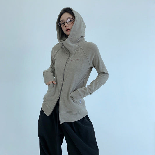 【アウター】春 秋 薄手 スリム フード付き  ジャケット 【FCシリーズ】