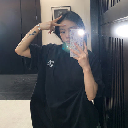 【トップス】Tシャツ レディース 夏 半袖 コットン ゆったり オーバーサイズ クルーネック 人気 リラックスコーデ【FCシリーズ】