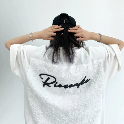 【24AW】【15～20日内発送】【トップス】特別デザイン プリント 刺繍 ゆるリラックス Ｔシャツ 【FCシリーズ】