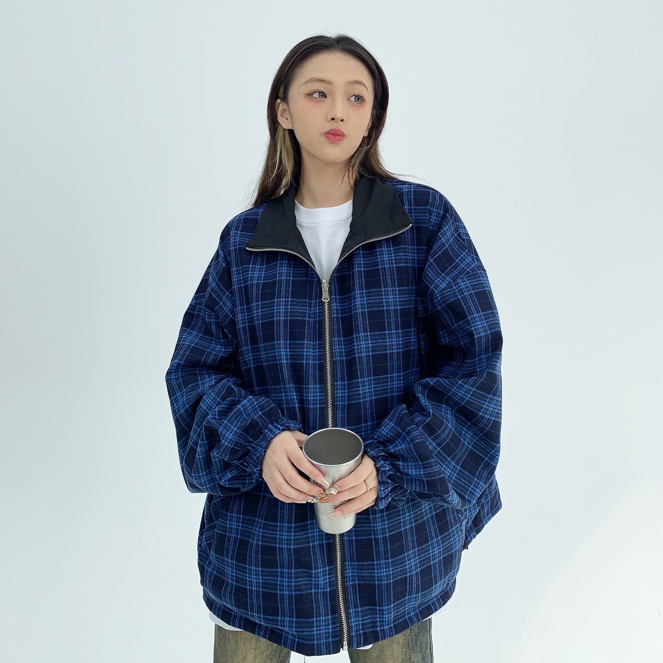 希少　美品　フレッドペリー　2way チェック柄　リバーシブルジャケット　L相当 希少 美品 フレッドペリー 2way チェック柄 リバーシブル