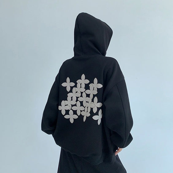 【トップス】春秋冬 アメカジ ヴィンテージ 刺繍ワッペン パーカー 裏起毛 スウェット【FCシリーズ】