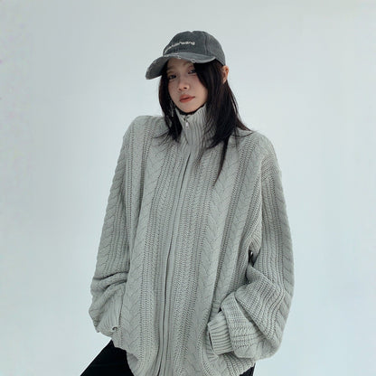 【トップス】レトロ 抜け感 個性的 ニット 【FCシリーズ】