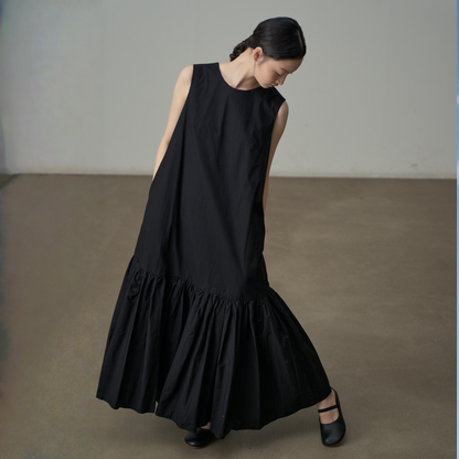 【ワンピース】夏 フレンチ風 クルーネック タンクワンピース 【JZシリーズ】