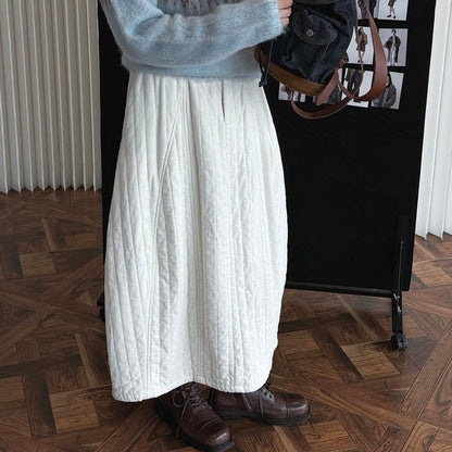 【ボトムス】レトロ シンプル コーデュロイ スカート 軽やか柔らか あったか レディース 冬【JZシリーズ】