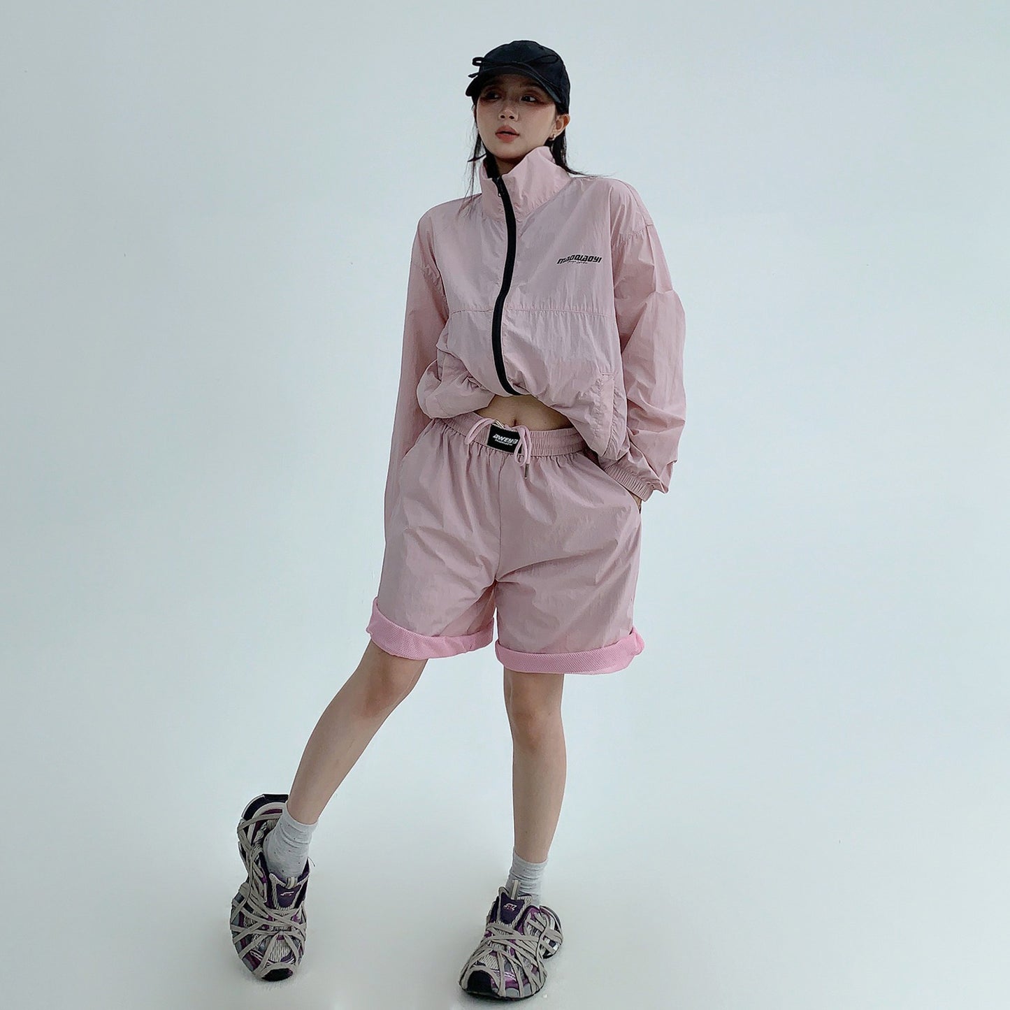 2点セット！【セットアップ】 夏 カジュアル スポーツ 紫外線対策 ジャケット ＋ ショートパンツ 上下セット【FCシリーズ】