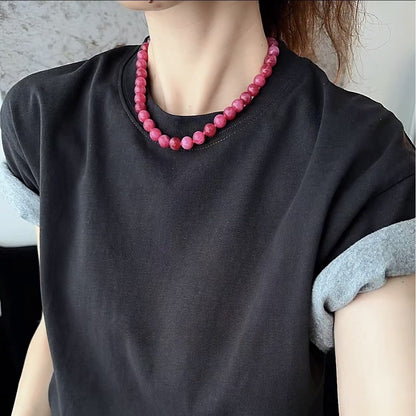 【🎁 B2G1｜先行スタート！】【グッズ】春 秋 夏  シンプル ローズチョーカーネックレス