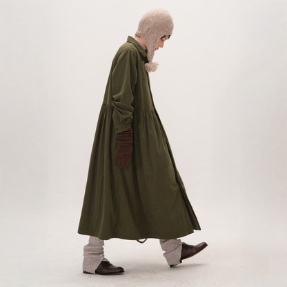 【ワンピース】春 秋 冬 レトロ 上品 通勤スタイル ウエストマーク 長袖 ワンピース 【JZシリーズ】